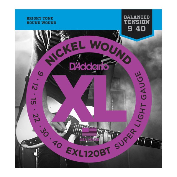 D'Addario EXL120BT Balanced Tension X-Lite Electric Guitar Strings